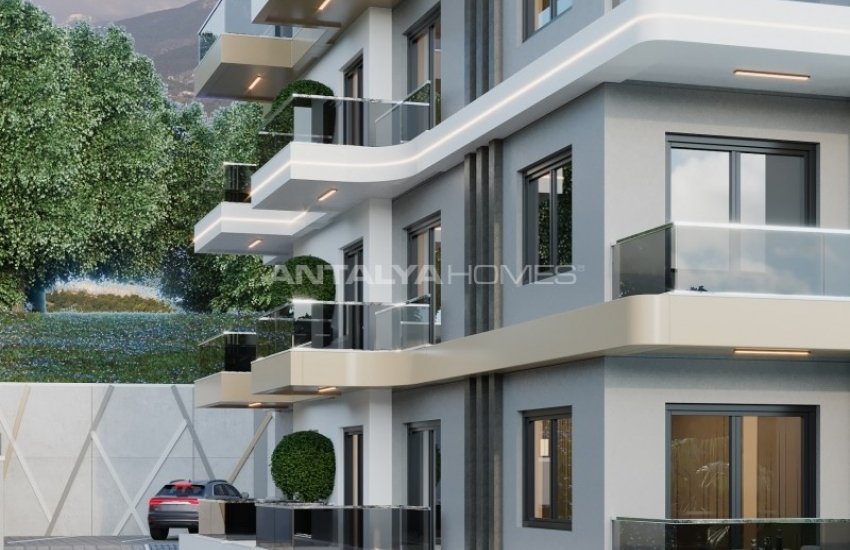 Modernly Designed Apartments Near Dim River in Kestel Alanya 12