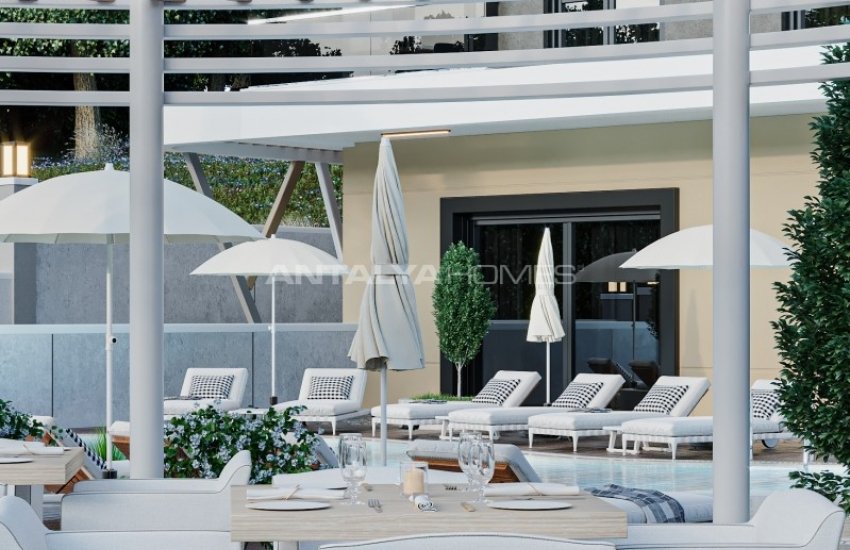 Modernly Designed Apartments Near Dim River in Kestel Alanya 16