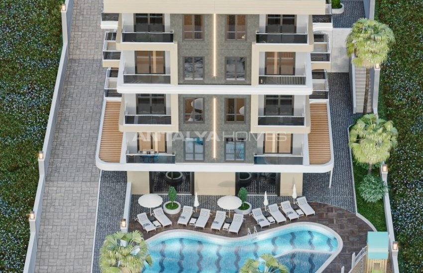 Modernly Designed Apartments Near Dim River in Kestel Alanya 4