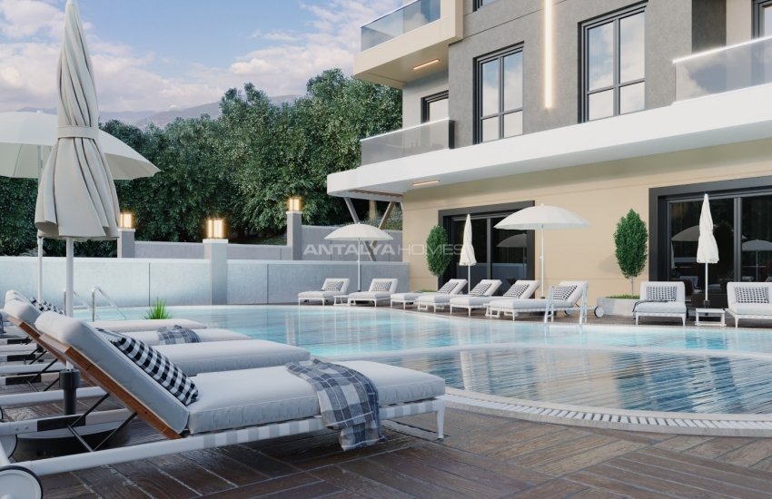 Modernly Designed Apartments Near Dim River in Kestel Alanya 6