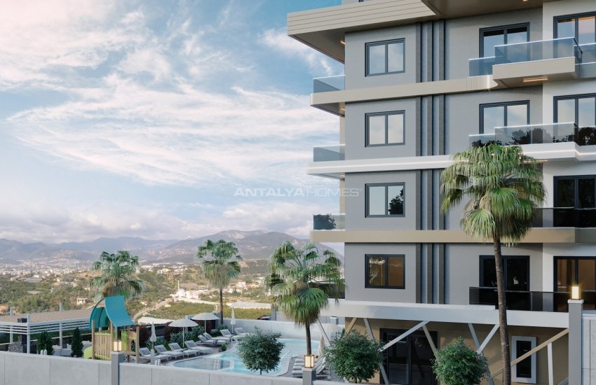 Modernly Designed Apartments Near Dim River in Kestel Alanya 7