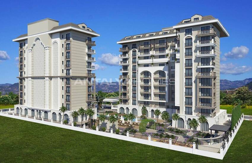 Goed Gelegen Appartementen Met Moderne Ontwerpen In Alanya 8