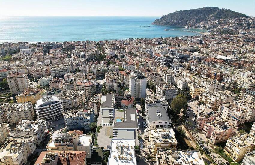 Goed Gelegen Appartementen Met Moderne Ontwerpen In Alanya 11