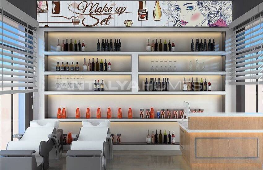 املاک جدید با دید دریا در مجتمعی در آلانیا 12