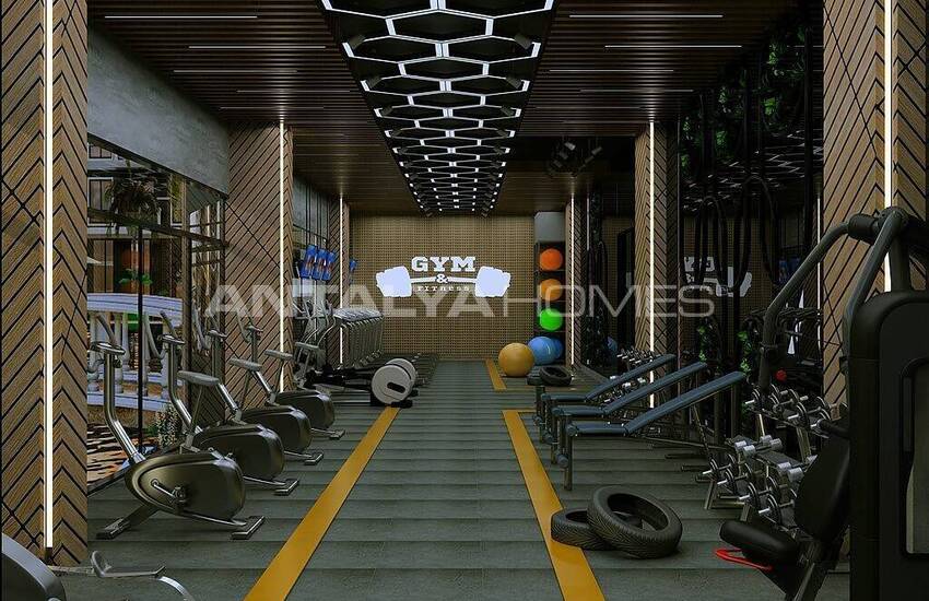 املاک جدید با دید دریا در مجتمعی در آلانیا 17