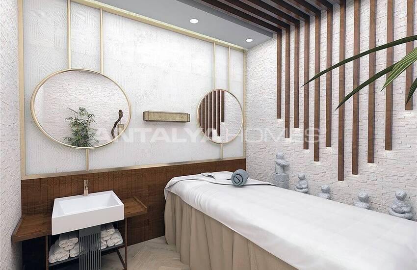 املاک جدید با دید دریا در مجتمعی در آلانیا 15