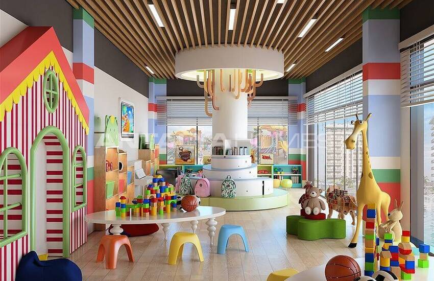 املاک جدید با دید دریا در مجتمعی در آلانیا 18