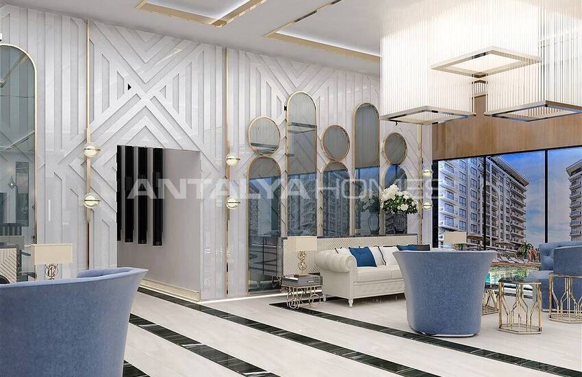 املاک جدید با دید دریا در مجتمعی در آلانیا 9