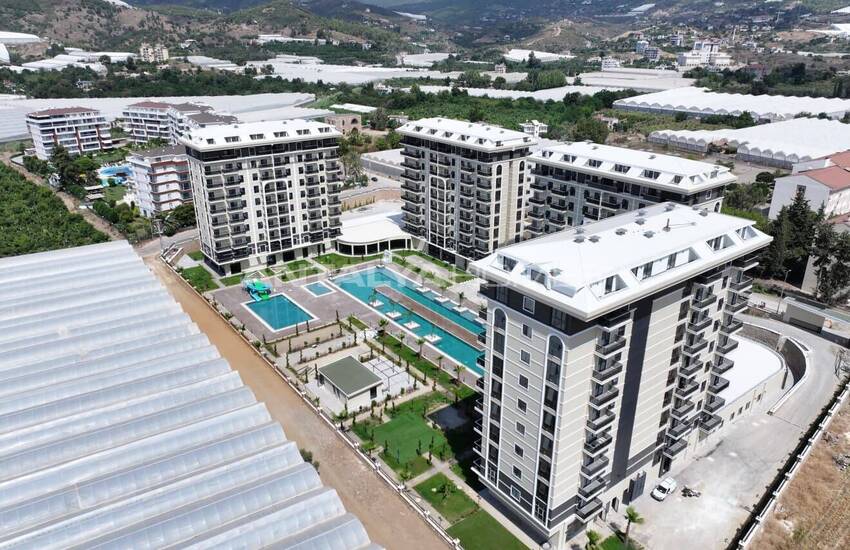 Nybyggda Fastigheter Med Havsutsikt I Ett Komplex I Alanya 1