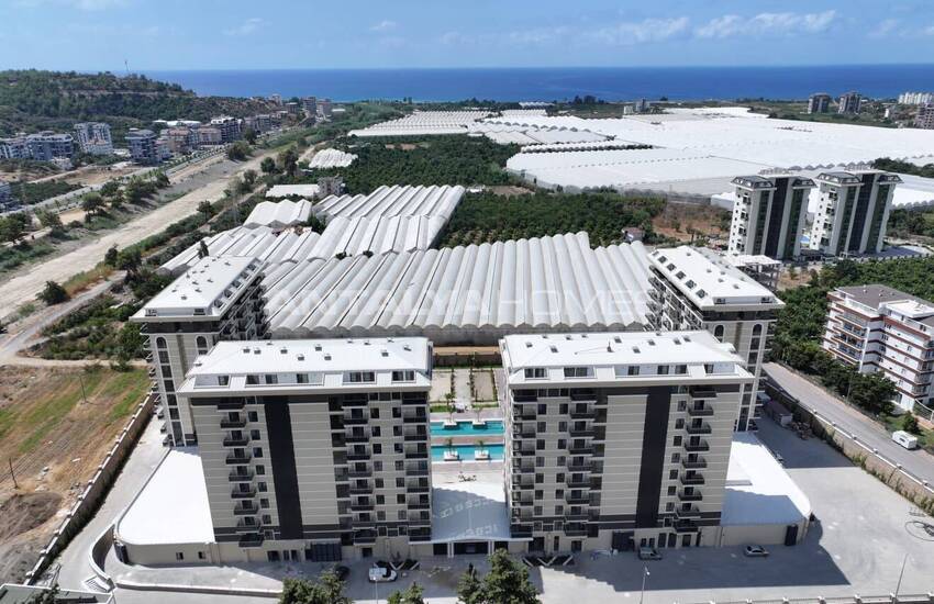 Nybyggda Fastigheter Med Havsutsikt I Ett Komplex I Alanya 3