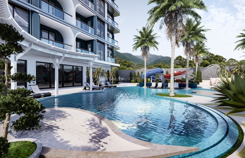 Sea View Properties Near the Beach in Alanya Demirtas 2