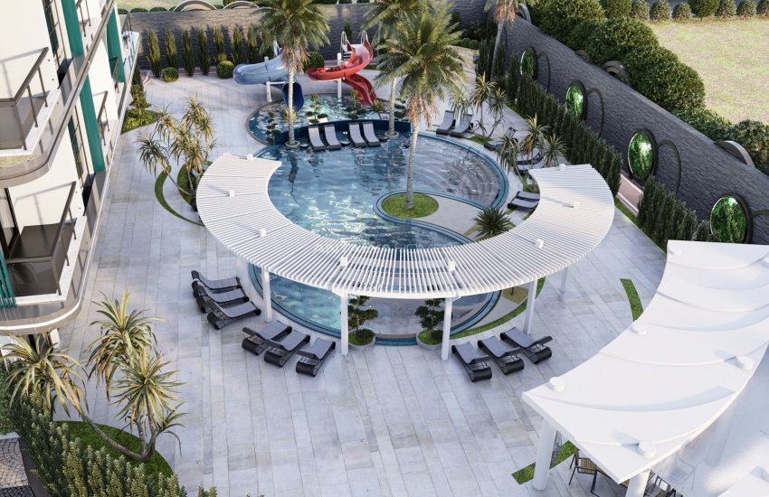 Sea View Properties Near the Beach in Alanya Demirtas 4