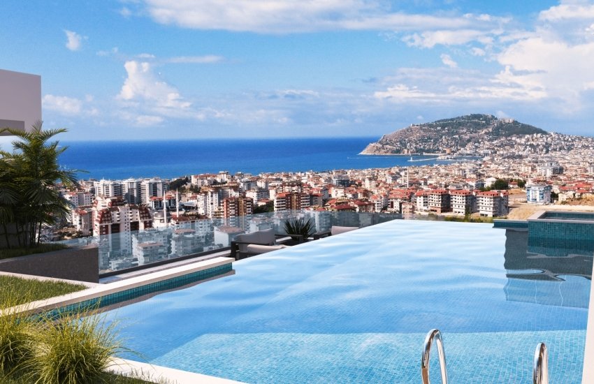 Luxe Villa's Met Prachtig Uitzicht Op Zee In Alanya