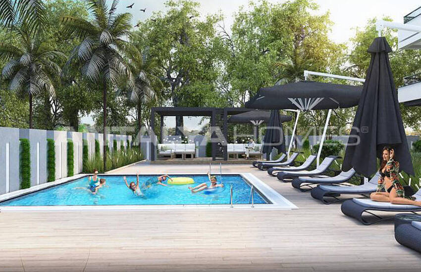 املاک نوساز در یک مجتمع لوکس با استخر در یشیلباهچه، لارا 5