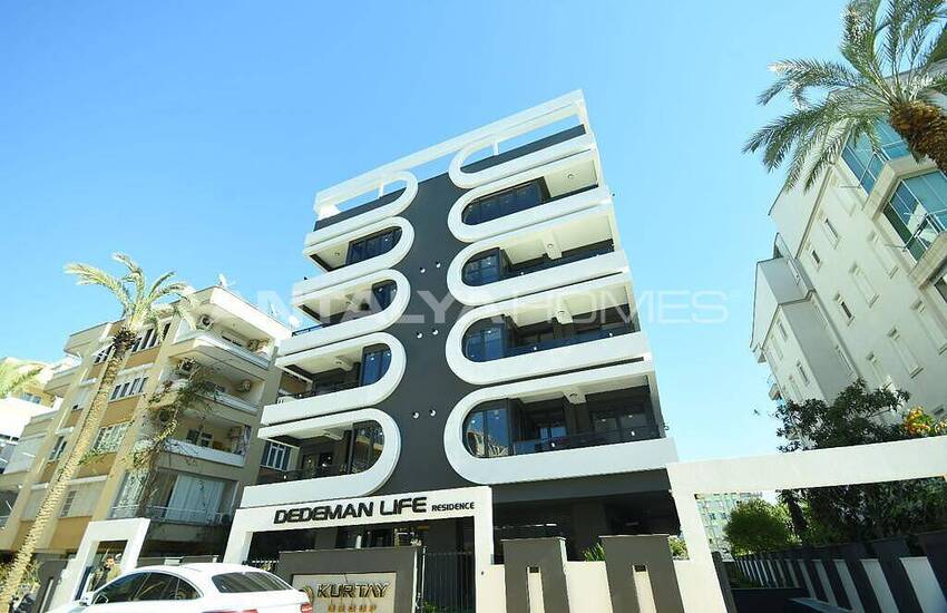 املاک نوساز در یک مجتمع لوکس با استخر در یشیلباهچه، لارا 2