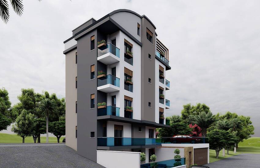 املاک و مستغلات با طراحی مدرن با چشم انداز شهر در موراتپاشا