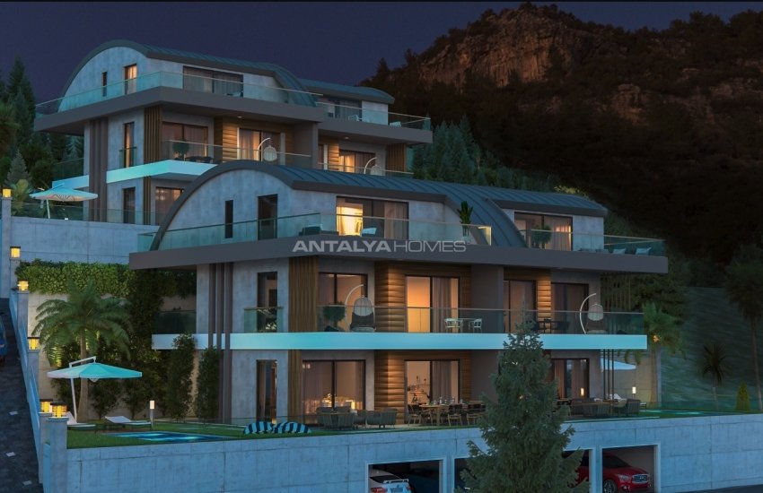 Spacious Villas with Amazing Sea and City View in Alanya 10