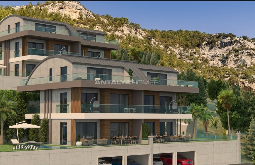 Spacious Villas with Amazing Sea and City View in Alanya 6
