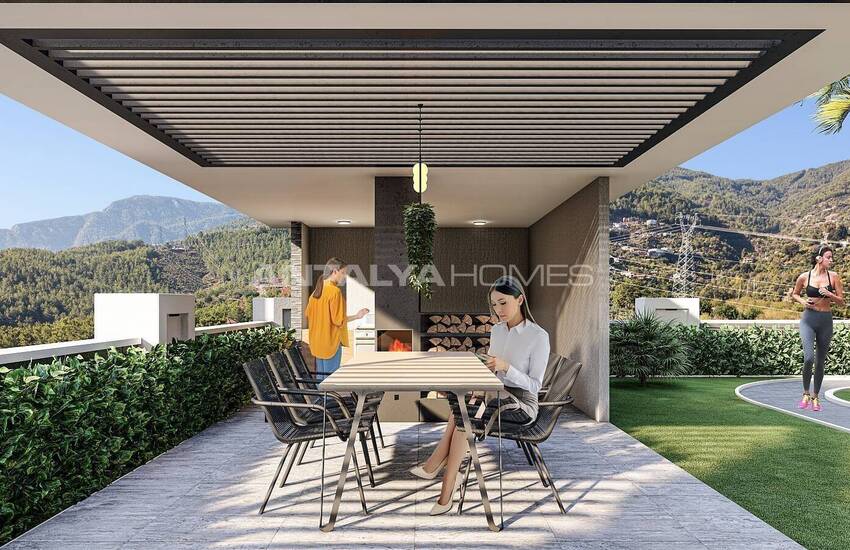 New Real Estate with Sea View in Modern Complex in Alanya 26