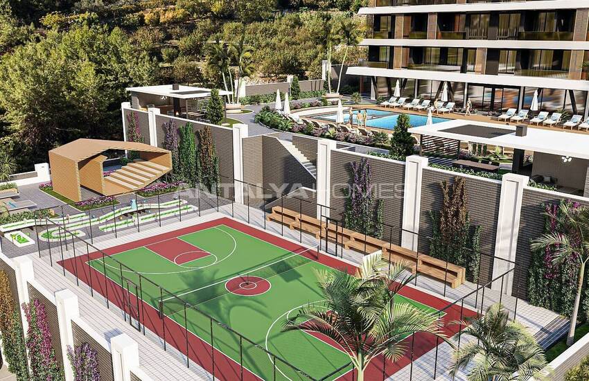 New Real Estate with Sea View in Modern Complex in Alanya 12