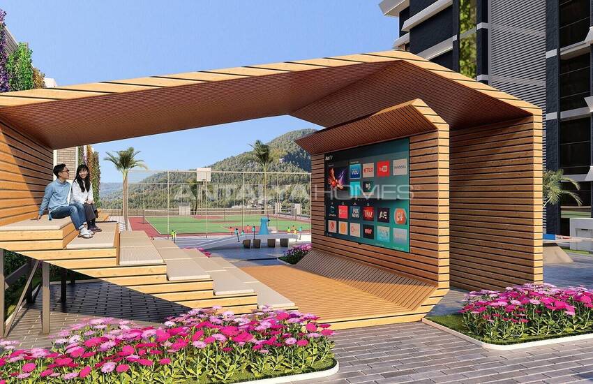 New Real Estate with Sea View in Modern Complex in Alanya 27