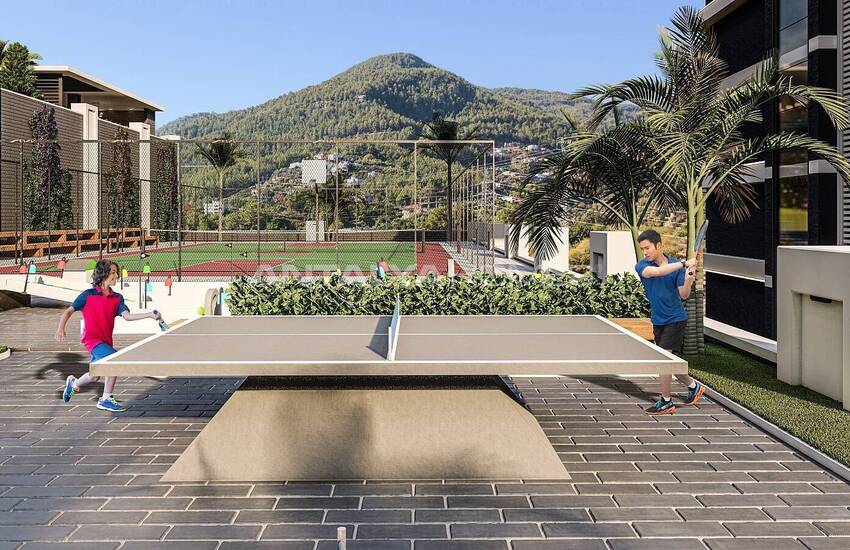 New Real Estate with Sea View in Modern Complex in Alanya 24