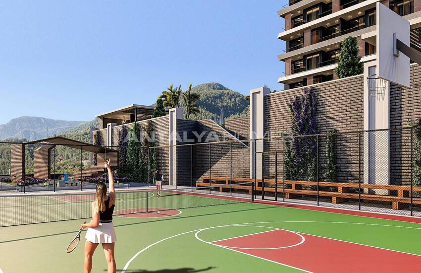 New Real Estate with Sea View in Modern Complex in Alanya 11