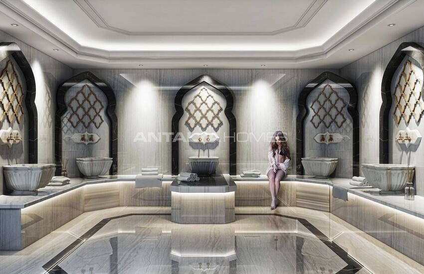 New Real Estate with Sea View in Modern Complex in Alanya 32