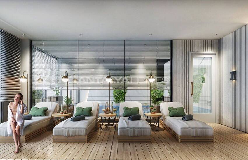 New Real Estate with Sea View in Modern Complex in Alanya 33