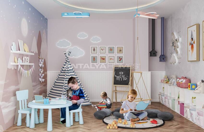 New Real Estate with Sea View in Modern Complex in Alanya 36