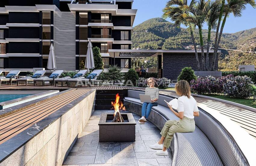 New Real Estate with Sea View in Modern Complex in Alanya 7