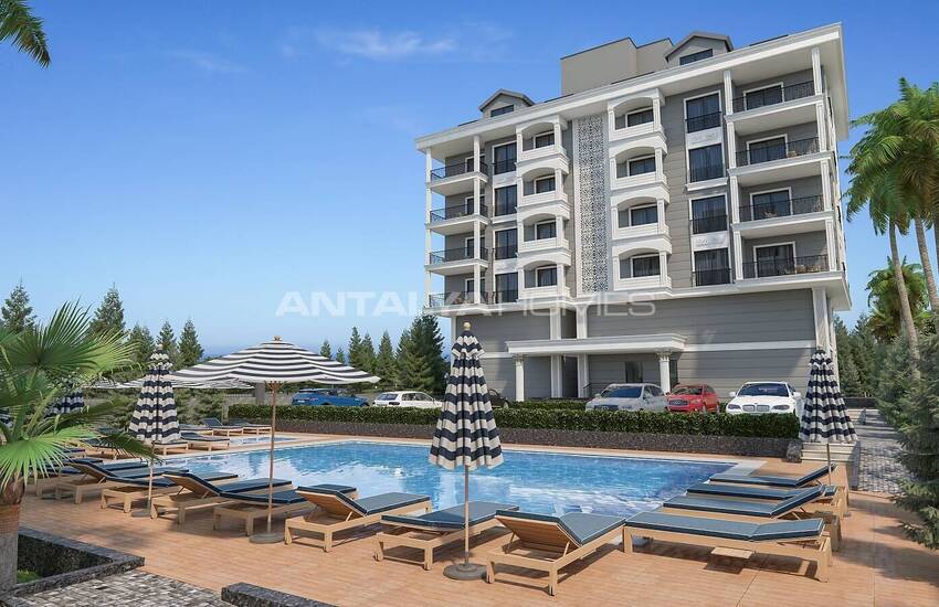 Sea View Real Estate in a Complex with Rich Facilities in Alanya
