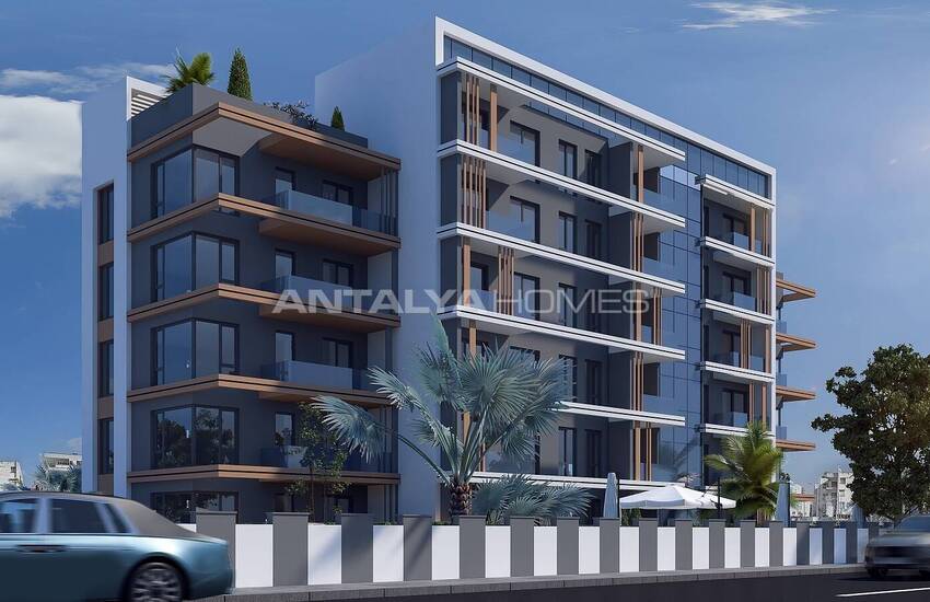 Flats for Sale in a Complex with a Pool in Antalya Altintas 1