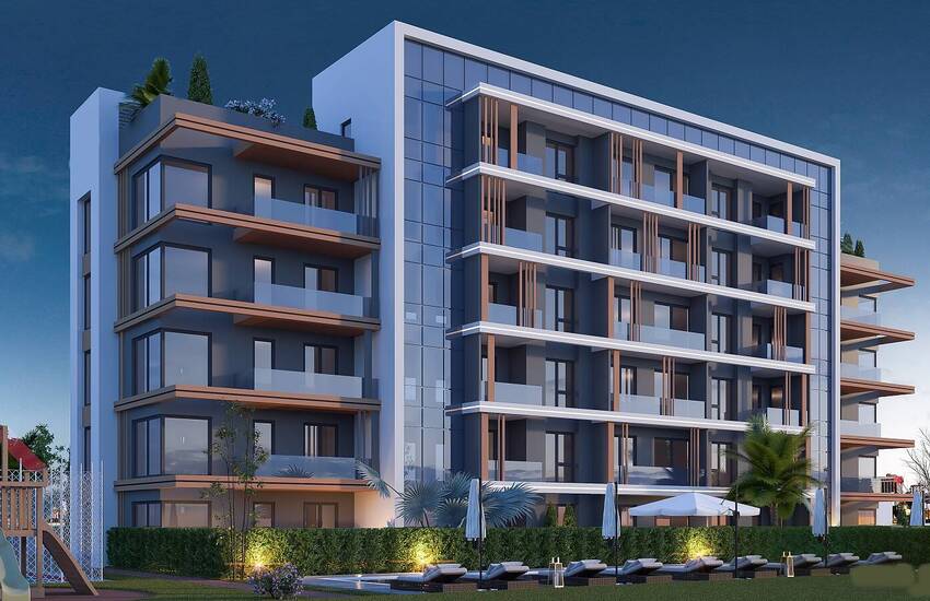 Apartments for Sale in a Secure Complex in Antalya Altintas 1