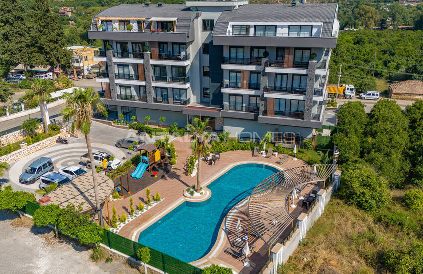 Chic Properties in a Complex with Rich Amenities in Oba Alanya