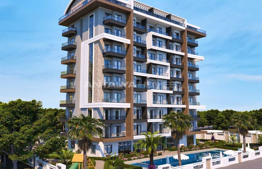 Stylish Apartments with Sea View in Luxe Complex in Alanya