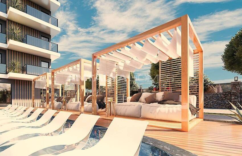 Квартиры в Новом Комплексе в Центре Аланьи 14