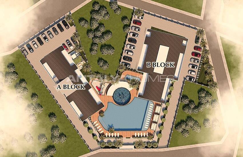 Квартиры в Новом Комплексе в Центре Аланьи 6