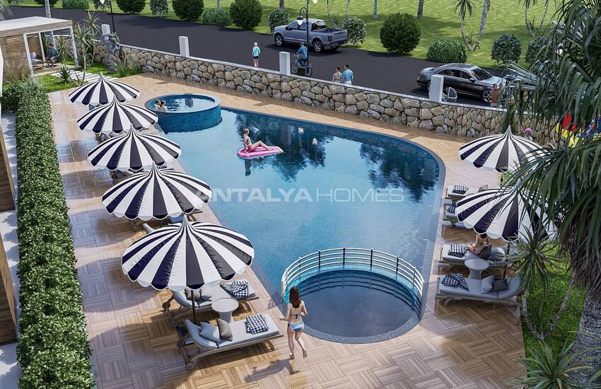 Wohnungen In Stilvollem Zwei-block-komplex In Tosmur Alanya 5