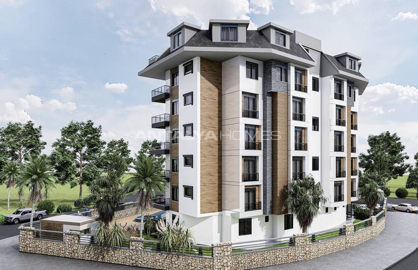 Wohnungen In Stilvollem Zwei-block-komplex In Tosmur Alanya 3