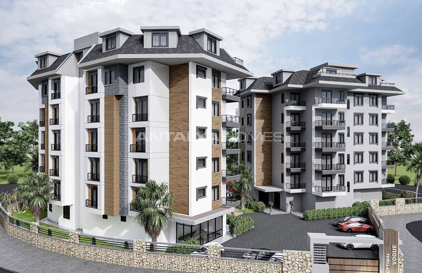 Wohnungen In Stilvollem Zwei-block-komplex In Tosmur Alanya 2