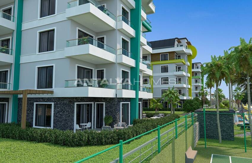 Sea View Flats in a Complex with Swimming Pool in Alanya Oba 5