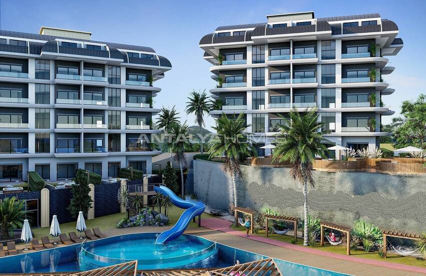 Snygga Nybyggda Fastigheter Med Havsutsikt I Alanya 2