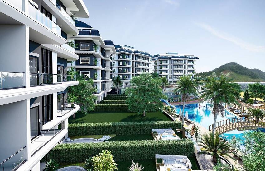 Snygga Nybyggda Fastigheter Med Havsutsikt I Alanya 9