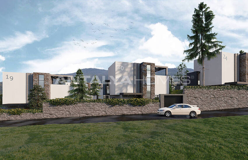 Стильные Отдельные Виллы Рядом с Пляжем в Калкане 12