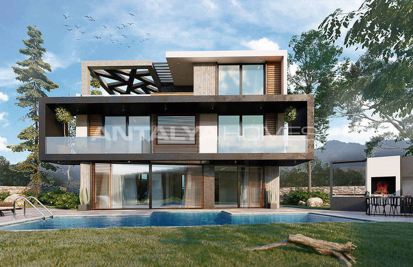 Стильные Отдельные Виллы Рядом с Пляжем в Калкане 3