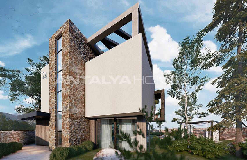 Стильные Отдельные Виллы Рядом с Пляжем в Калкане 6