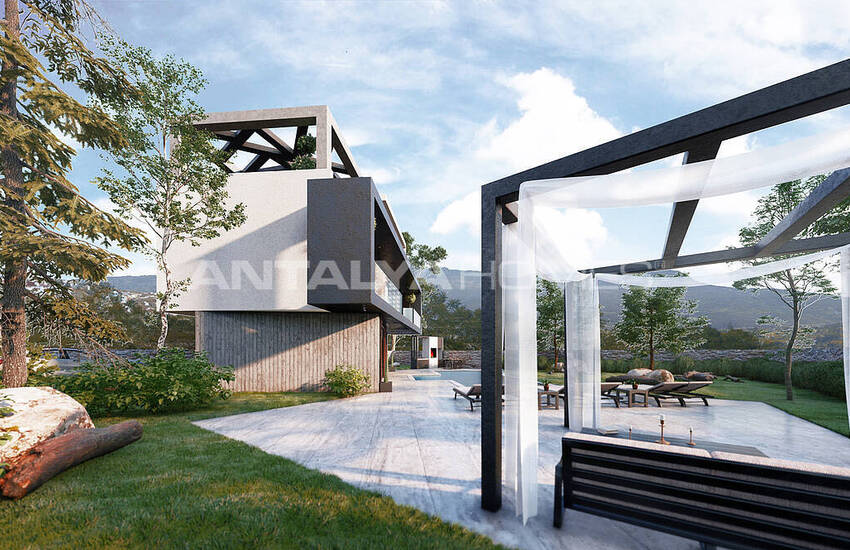 Стильные Отдельные Виллы Рядом с Пляжем в Калкане 7