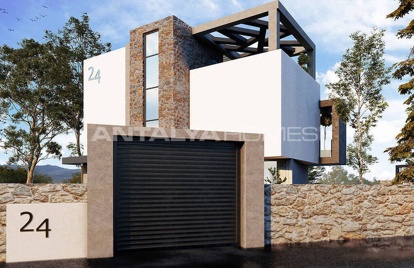 Стильные Отдельные Виллы Рядом с Пляжем в Калкане 8