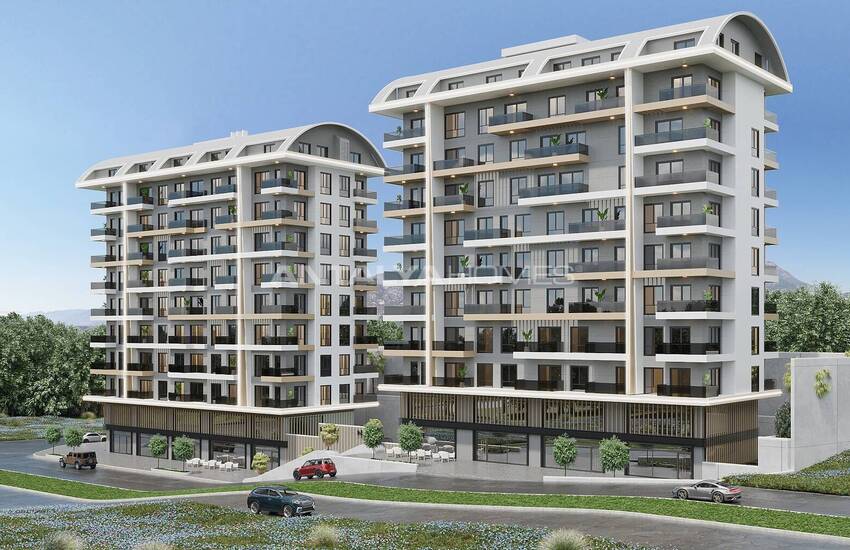Sea View Flats Close to the Beach in Alanya Mahmutlar